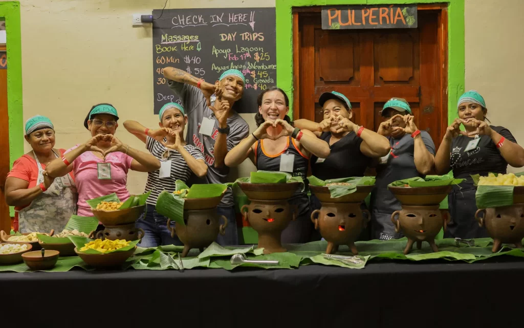 meals at PURE Yoga festival Nicaragua