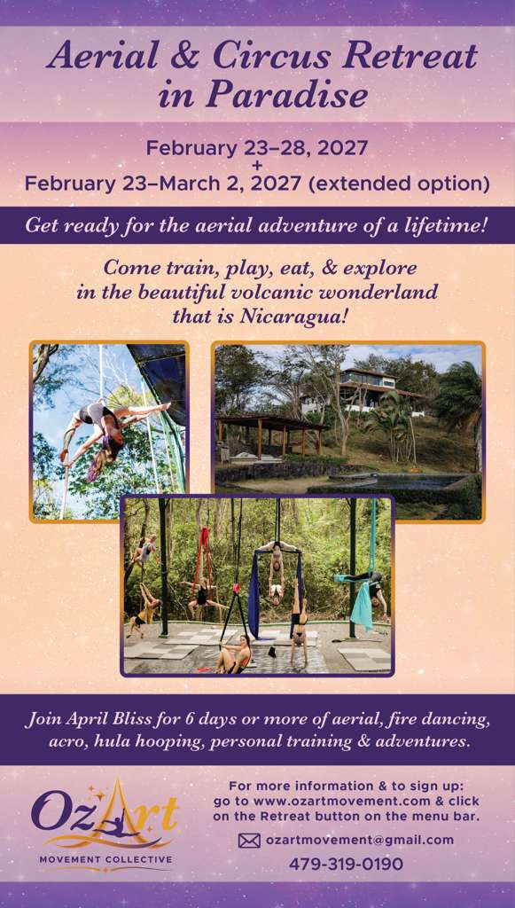 April Bliss Aerial Retreat in Nicaragua