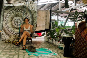 Hangout space at Finca OSOM