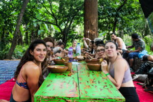 eating at finca osom CASA